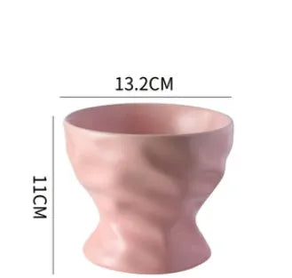 Pet Zen - Cat Bowl High Ceramic Protection Cervical Spine Dog Food - Bowls