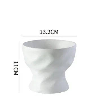 Pet Zen - Cat Bowl High Ceramic Protection Cervical Spine Dog Food - Bowls