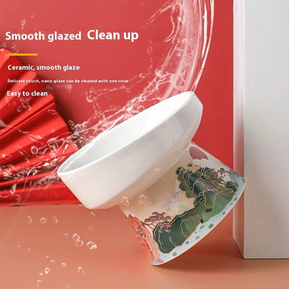 Pet Zen - Cat Bowl Pet Ceramic High Leg - Bowls