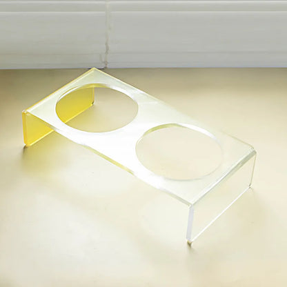 Pet Zen - Cat Bowl Rack Acrylic Dog Bowl Anti-tumble - 0