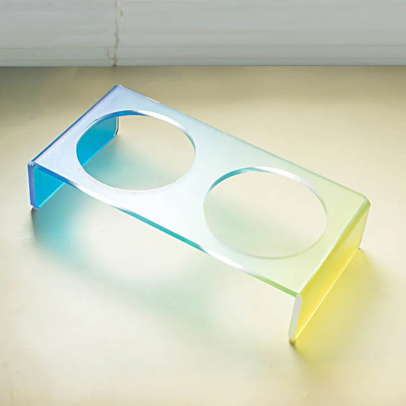 Pet Zen - Cat Bowl Rack Acrylic Dog Bowl Anti-tumble - 0