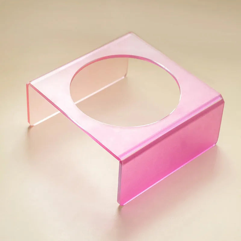 Pet Zen - Cat Bowl Rack Acrylic Dog Bowl Anti-tumble - 0