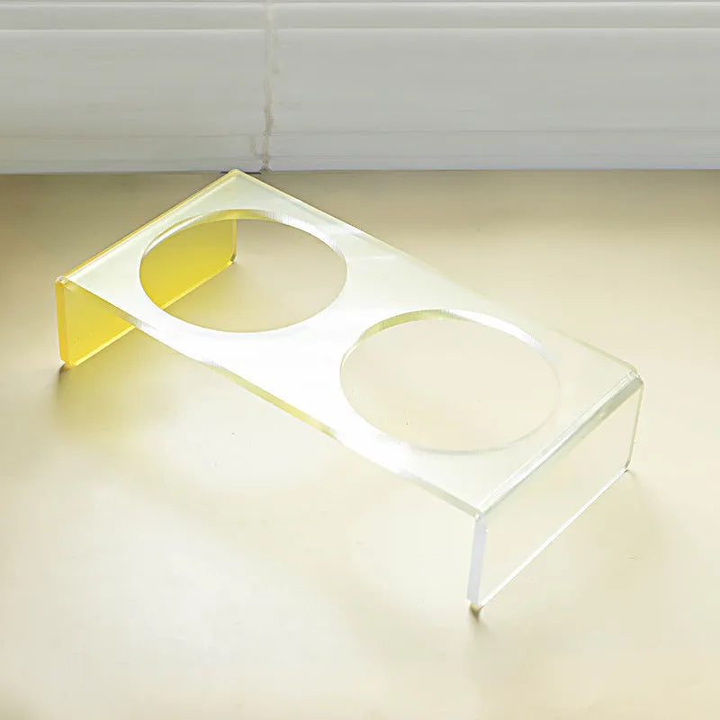 Pet Zen - Cat Bowl Rack Acrylic Dog Bowl Anti-tumble - 0