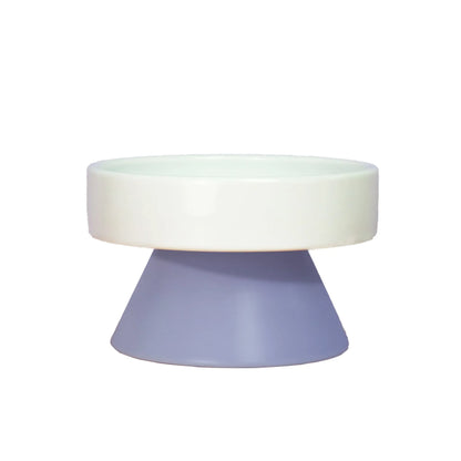 Pet Zen - Cat Ceramic Heightened Neck Guard Wide Mouth Bowl Drinking - 0