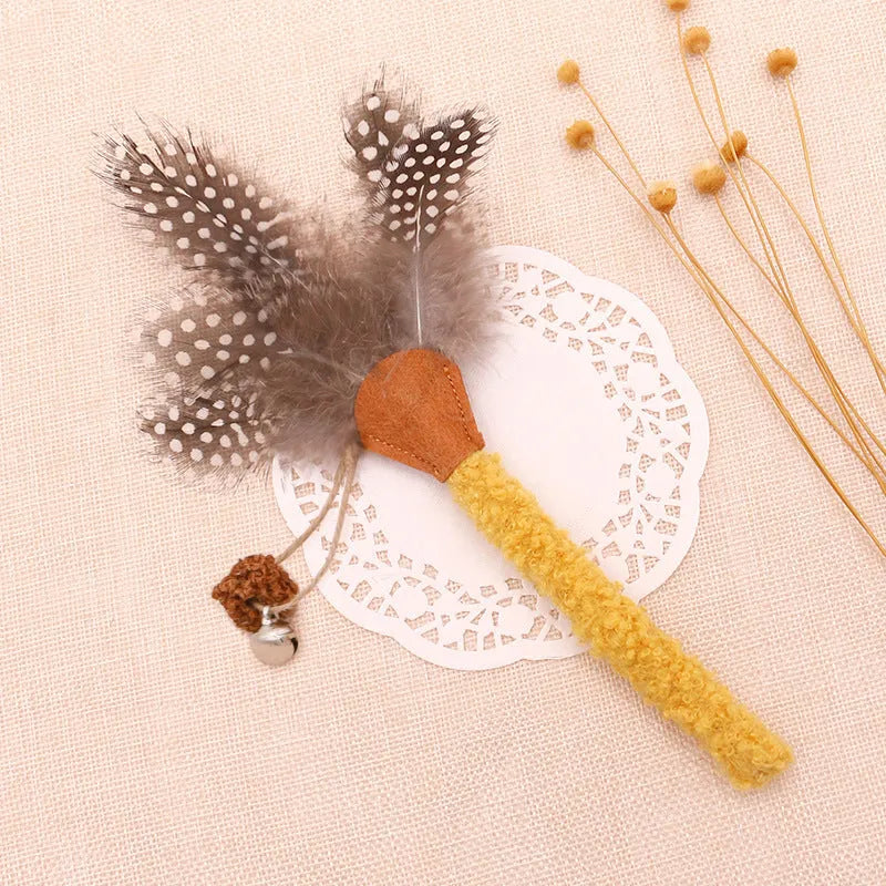 Pet Zen - Cat Chew Sticks Catnip Chew Toys With Feather Funny Cat - 4
