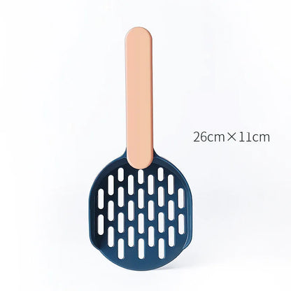 Pet Zen - Cat Litter Shovel Plastic Cats Poop Scoop Pet Cleanning Tool Cat Toilet Products Durable Litter Box Cleaner Shov...