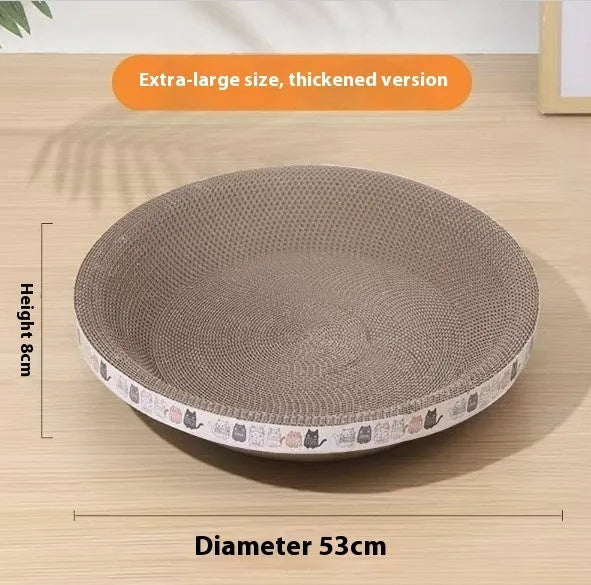 Pet Zen - Cat Scratch Board And Cat Nest Integrated, Wear-resistant And Non Falling Debris - Cat Scratching