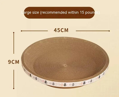 Pet Zen - Cat Scratch Board And Cat Nest Integrated, Wear-resistant And Non Falling Debris - Cat Scratching