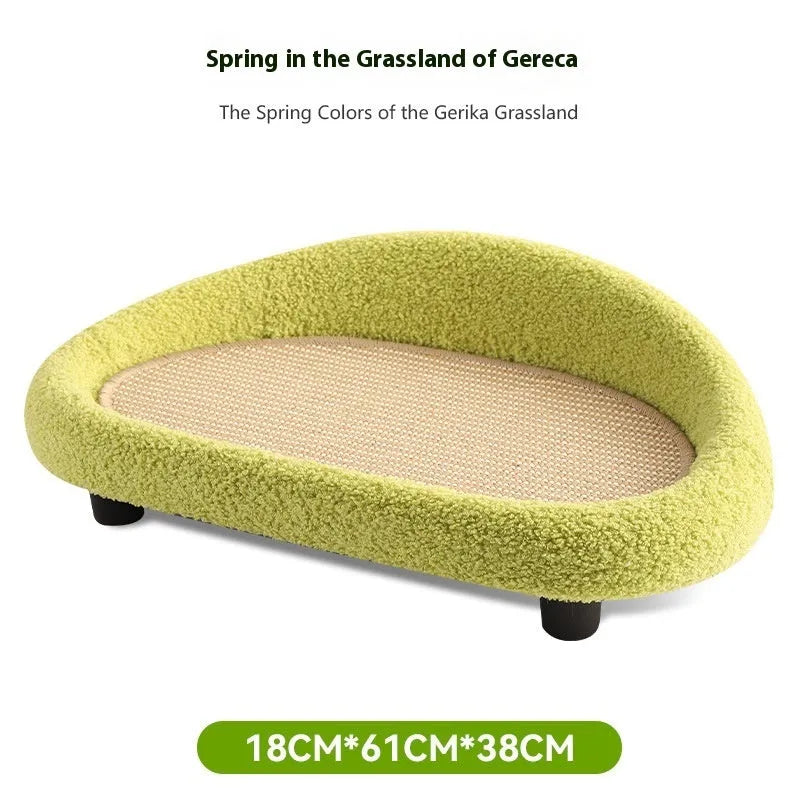 Pet Zen - Cat Scratch Board Cat Sofa Cat Nest Integrated Sisal Anti-dandruff Scratch-resistant Cat Claw Grinding Artifact ...