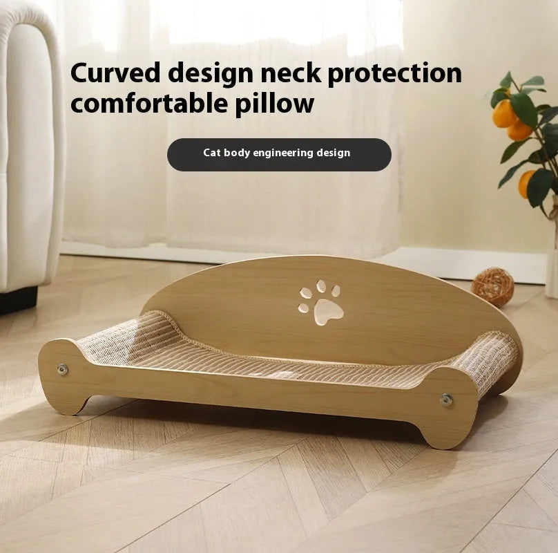 Pet Zen - Cat Scratch Board Sisal Sofa - Cat Scratching