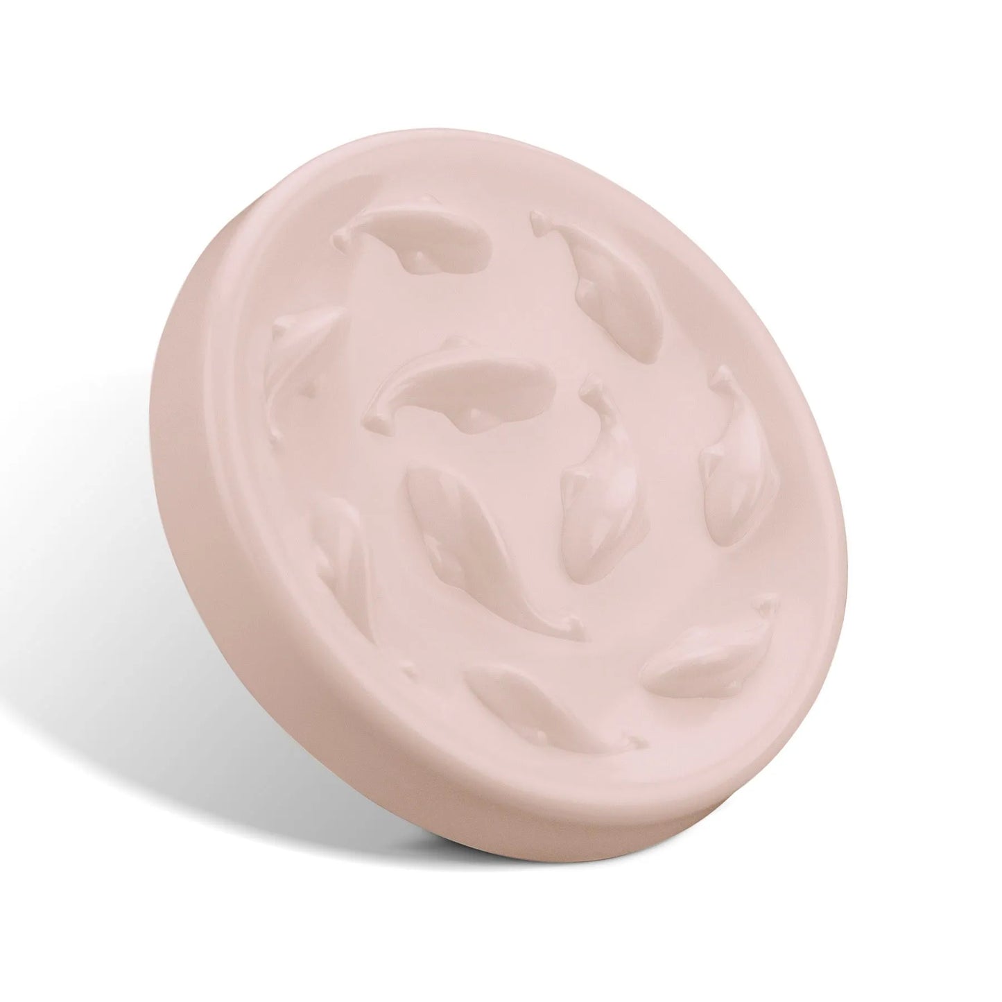 Pet Zen - Cat Slow Feeding Bowl Anti-swallowing Healthy Diet Pet Food Bowl Non-slip Whale-shaped Raised Edge Anti-spill-ov...