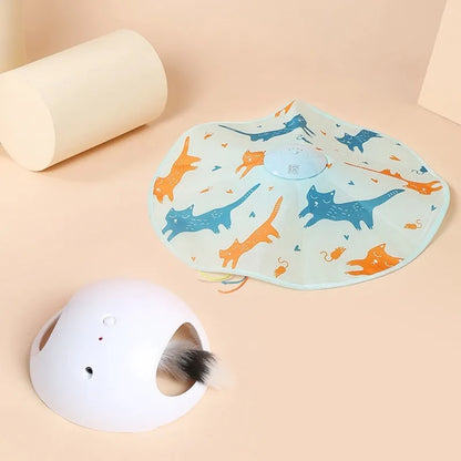 Pet Zen - Cat Toy Cat Teaser Self-Hi Turntable Electric Toy - Cat Toys