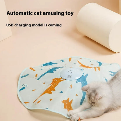 Pet Zen - Cat Toy Cat Teaser Self-Hi Turntable Electric Toy - Cat Toys