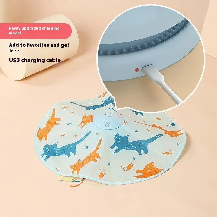 Pet Zen - Cat Toy Cat Teaser Self-Hi Turntable Electric Toy - Cat Toys