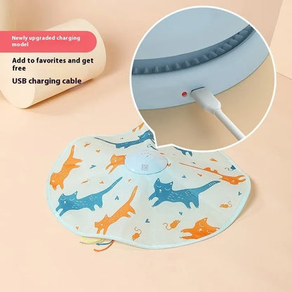 Pet Zen - Cat Toy Cat Teaser Self-Hi Turntable Electric Toy - Cat Toys