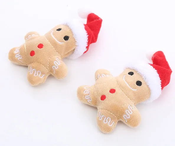 Pet Zen - Cat Toy Christmas Hat Gingerbread Man - Cat Toys