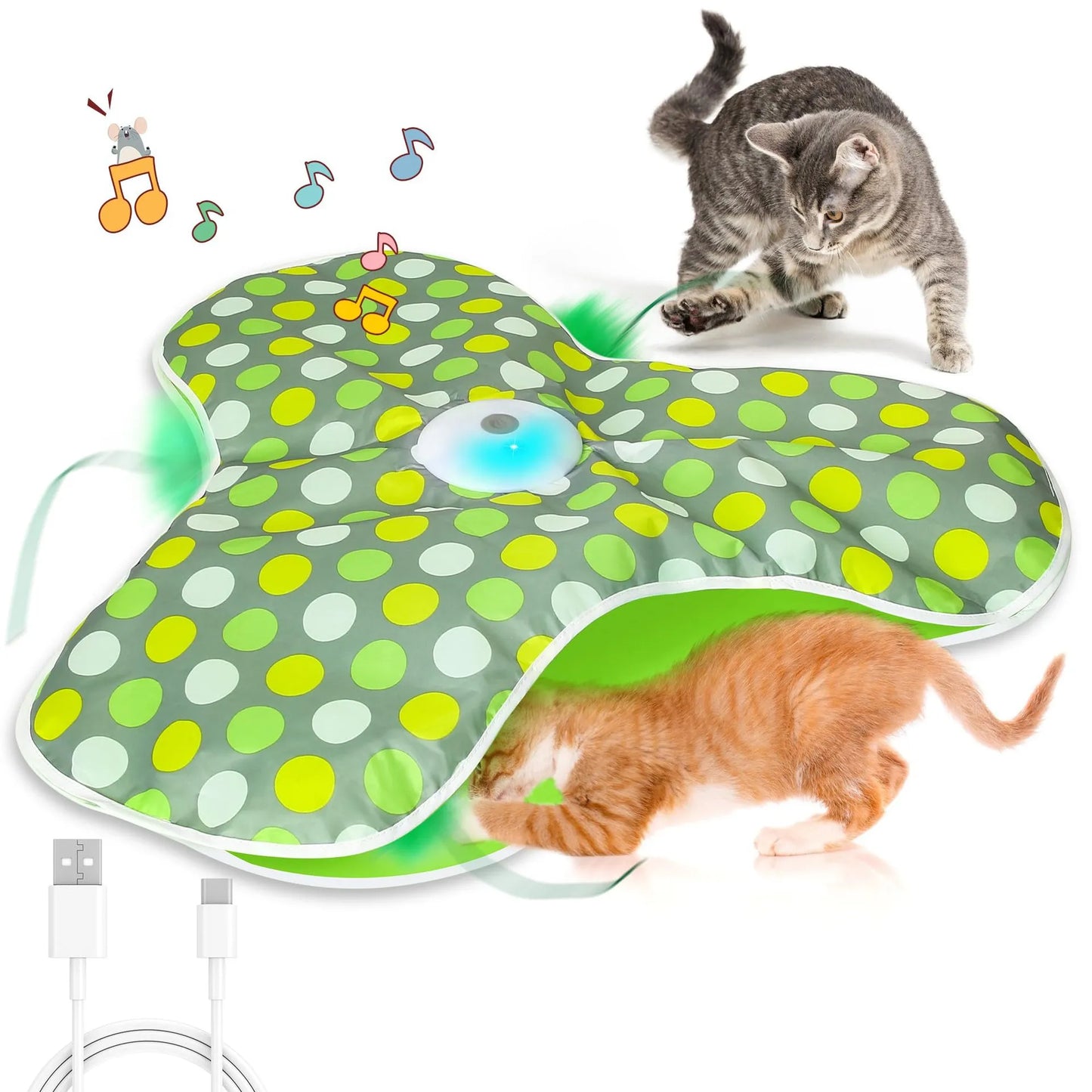 Pet Zen - Cat Toy Hunting Cover Pet Play Cover Self-Entertainment Boredom-Busting Hideaway Cover - Cat Toys