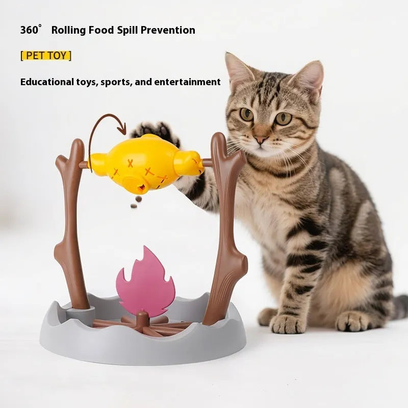 Pet Zen - Cat Toy Self-Hi Relieving Stuffy Artifact Freeze-dried Leakage Food Feeder - Cat Toys