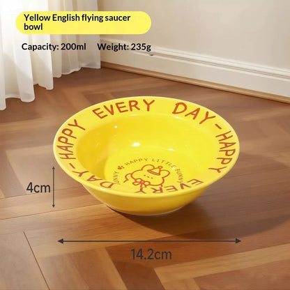 Pet Zen - Ceramic Cat Food Cat Magnetic High-legged Cat Bowl Stand Cat Food Bowl Cervical Spine Protection Dog Bowl - Cat ...