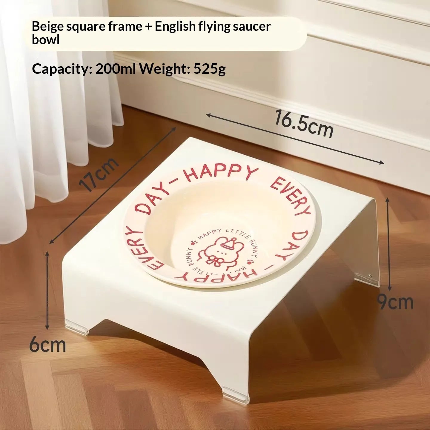 Pet Zen - Ceramic Cat Food Cat Magnetic High-legged Cat Bowl Stand Cat Food Bowl Cervical Spine Protection Dog Bowl - Cat ...