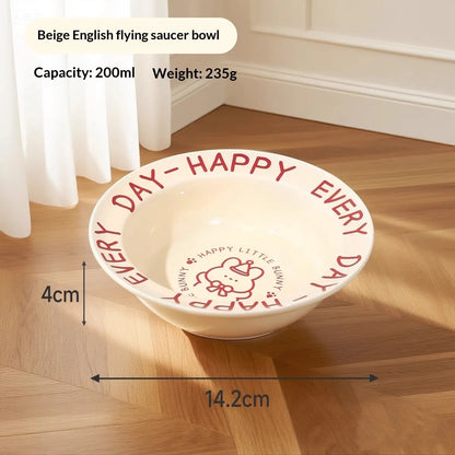 Pet Zen - Ceramic Cat Food Cat Magnetic High-legged Cat Bowl Stand Cat Food Bowl Cervical Spine Protection Dog Bowl - Cat ...