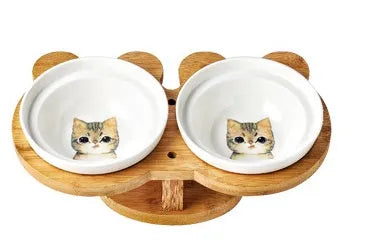 Pet Zen - Ceramic Pet Products Cat Bowl - Pet Bowls & Feeders