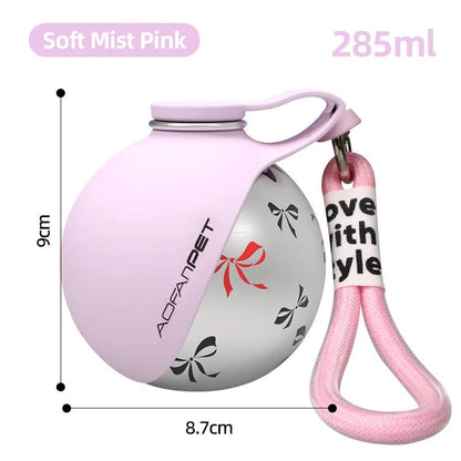 Pet Zen - Creative Portable Outdoor Pet Stainless Steel Water Cup - 0