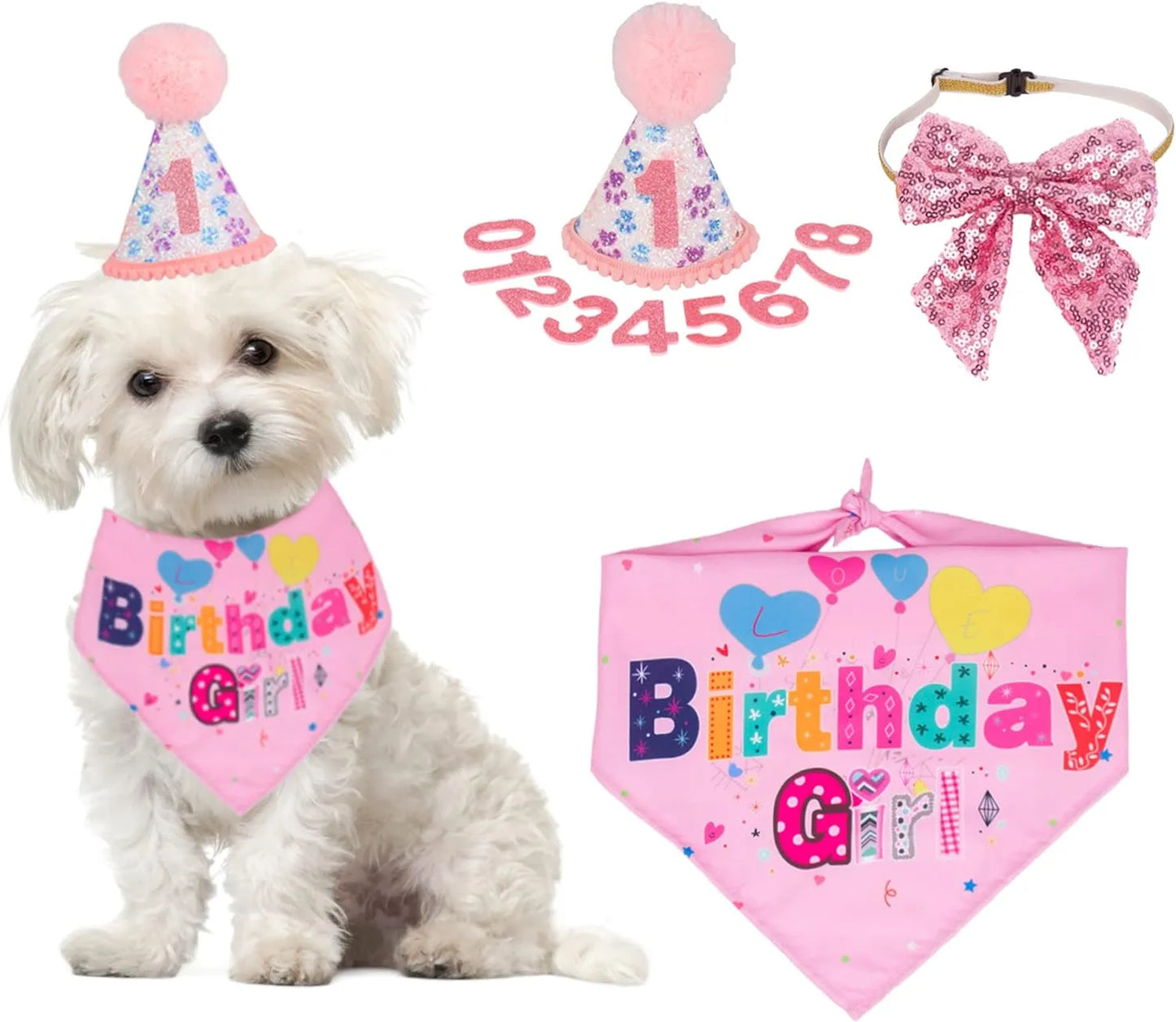 Pet Zen - Dog Birthday Party Supplies Boy Girl Dog Birthday Hat With - 4