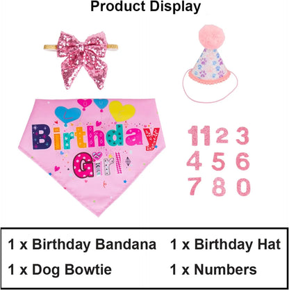 Pet Zen - Dog Birthday Party Supplies Boy Girl Dog Birthday Hat With - 4