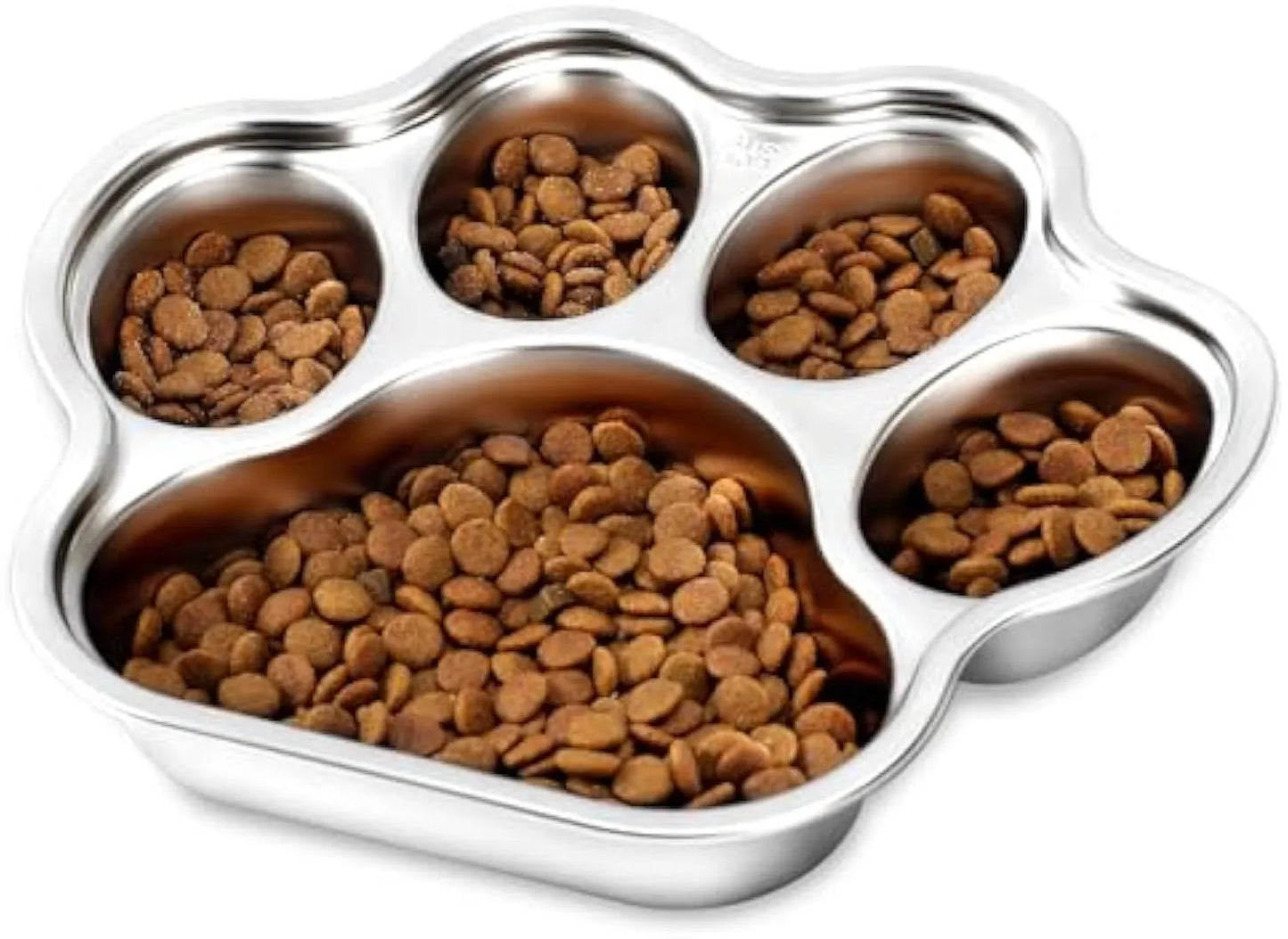 Pet Zen - Dog Bowls Slow Feeder Stainless Steel Small Medium Breed - 4