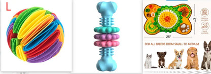 Pet Zen - Dog Chew Toy Dog Bone Type  Dogs Teeth Cleaning Toys - 0