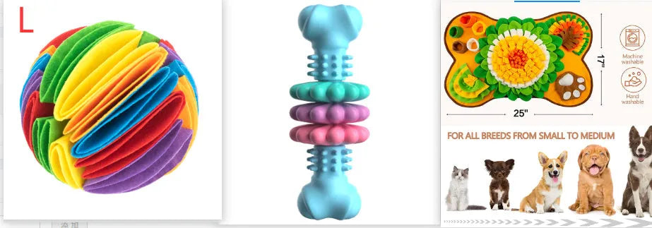 Pet Zen - Dog Chew Toy Dog Bone Type  Dogs Teeth Cleaning Toys - 0