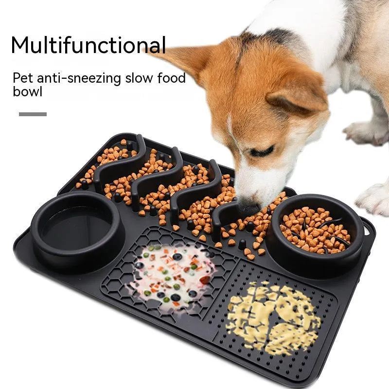 Pet Zen - Dog Silicone Licking Pad Pet Licking Mat Silicone Smelling - 0