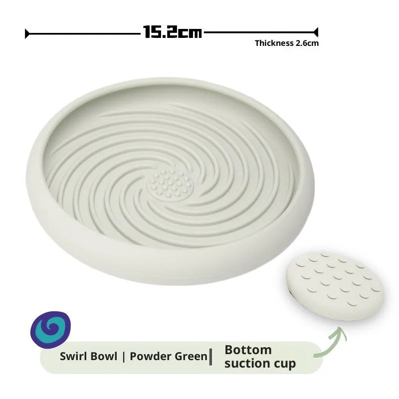 Pet Zen - Dog Slow Feeder Bowl Silicone Lick Mat - 0