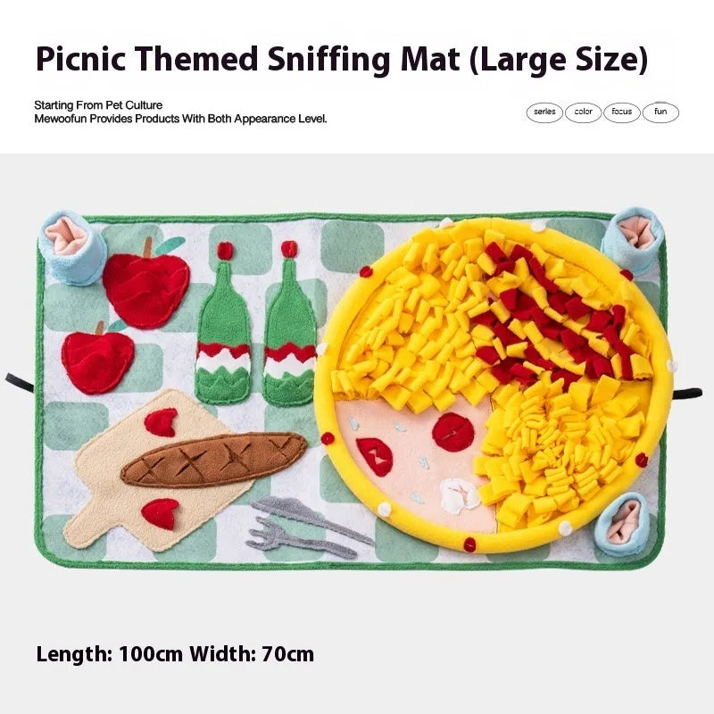 Pet Zen - Dog Sniffing Mat Hiding Food Sniffing Blanket - 0