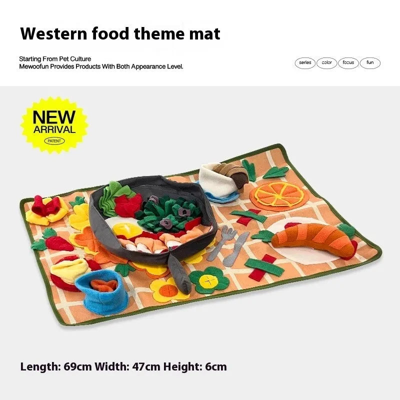 Pet Zen - Dog Sniffing Mat Hiding Food Sniffing Blanket - 0