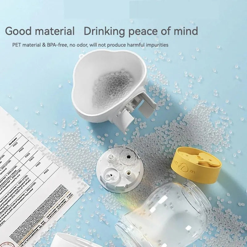 Pet Zen - Dog Water Bottle For Outdoor Use Portable Companion Cup Plastic Water Bottle Dog Walking Water Feeding Dog Acces...