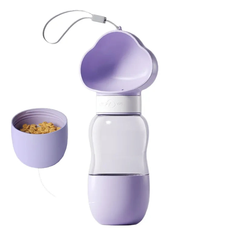 Pet Zen - Dog Water Bottle For Outdoor Use Portable Companion Cup Plastic Water Bottle Dog Walking Water Feeding Dog Acces...