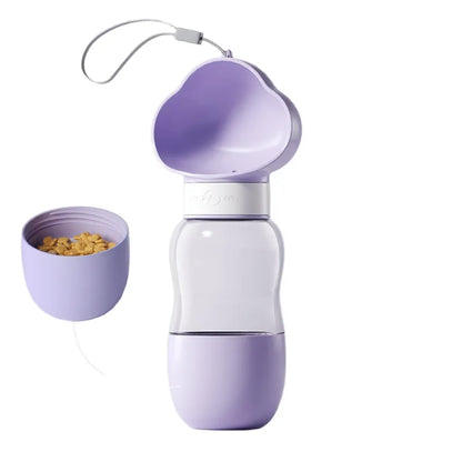 Pet Zen - Dog Water Bottle For Outdoor Use Portable Companion Cup Plastic Water Bottle Dog Walking Water Feeding Dog Acces...