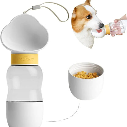 Pet Zen - Dog Water Bottle For Outdoor Use Portable Companion Cup Plastic Water Bottle Dog Walking Water Feeding Dog Acces...