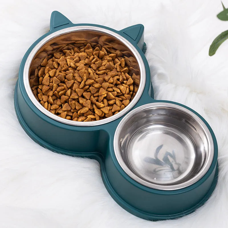 Pet Zen - Dogs And Cats Anti-tumble Double Bowl Automatic Drinking Pet - 0