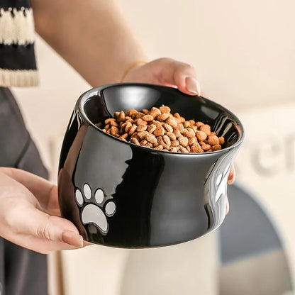 Pet Zen - Drinking Water Neck Protection Pet Ceramic Oblique Mouth - 0