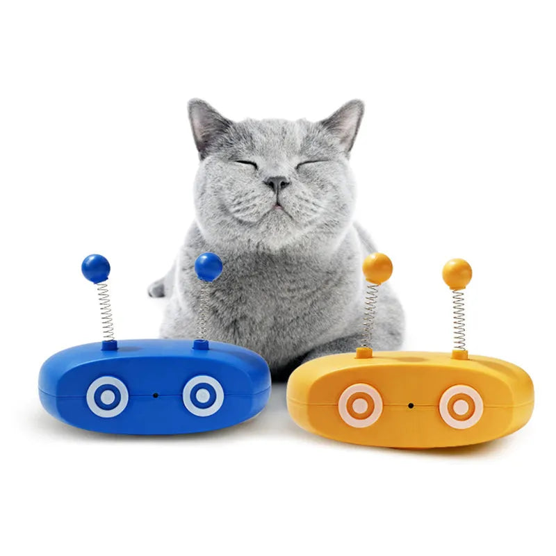 Pet Zen - Electric Robot Laser Cat Toy USB Charging Feather Teasing - 4