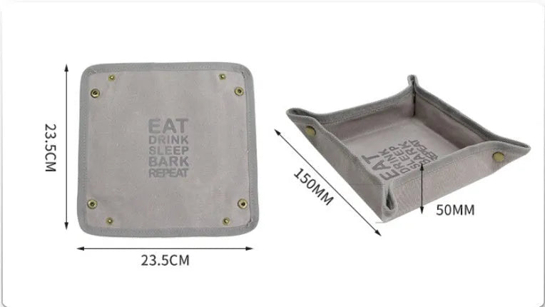 Pet Zen - Foldable Canvas Easy To Clean Pet Portable Food Bowl - 0