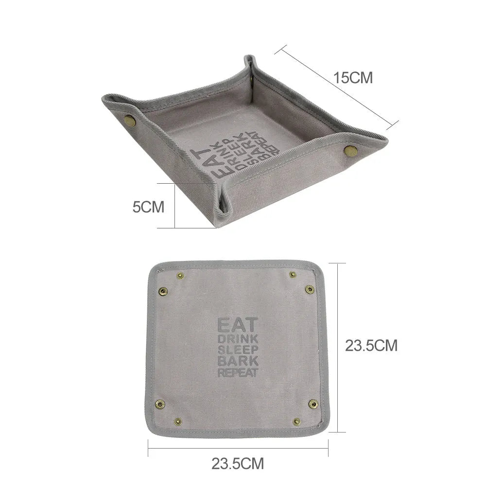 Pet Zen - Foldable Canvas Easy To Clean Pet Portable Food Bowl - 0