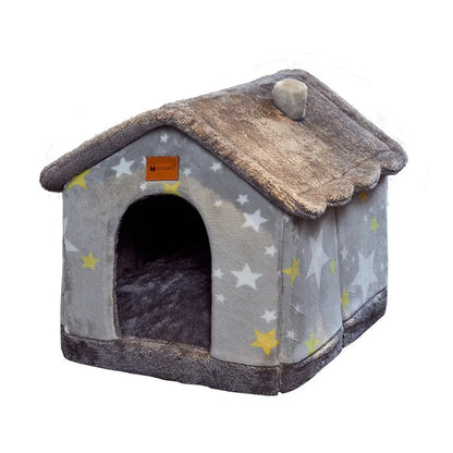 Pet Zen - Foldable Dog House Pet Cat Bed Winter Dog Villa Sleep Kennel - 0