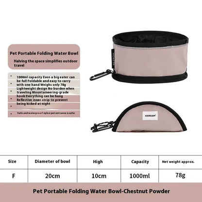 Pet Zen - Folding Bowl For Pet Dog Traveling - 0