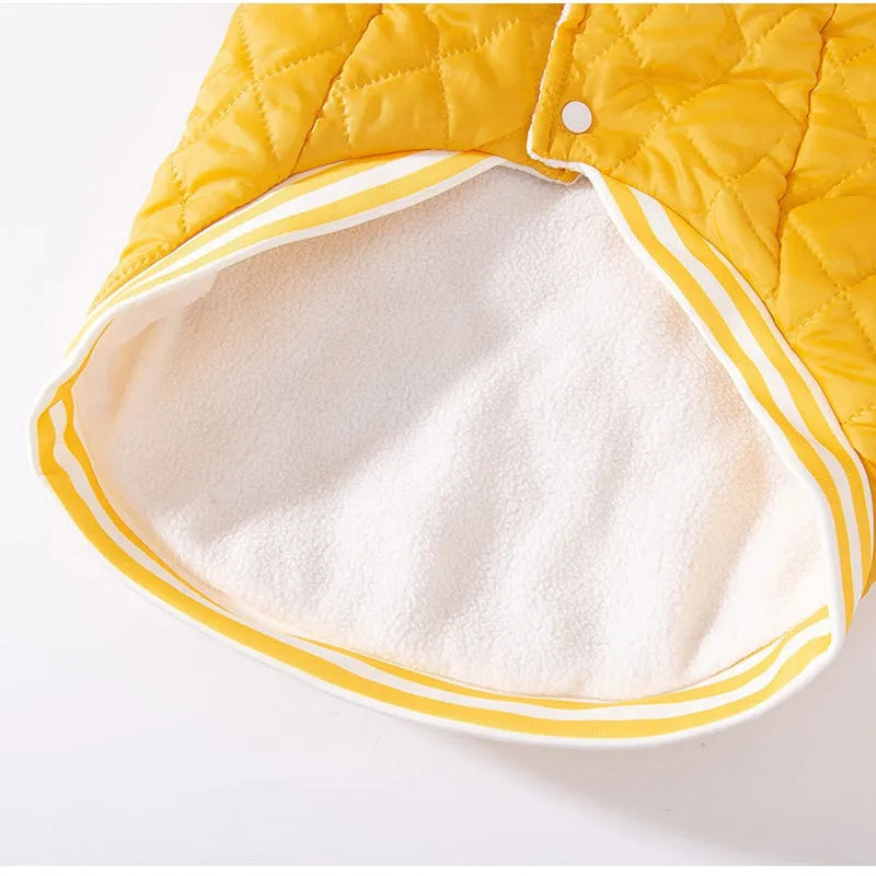 Pet Zen - For Autumn And Winter, Large Dog Breeds Such As Golden Retrievers, English Quilted Cotton Jackets, Large Dog Cot...