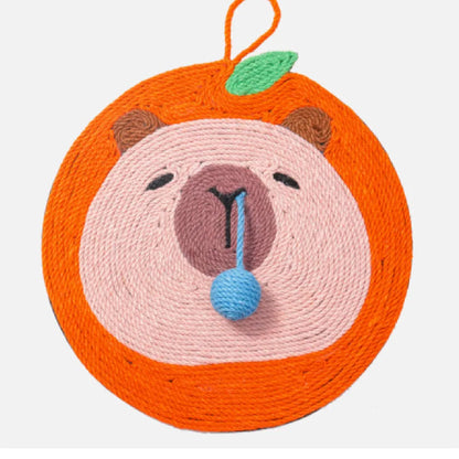 Pet Zen - Fruit Dolphin Sisal Wall Cat Scratch Board Wear-resistant Scratch-resistant - 0