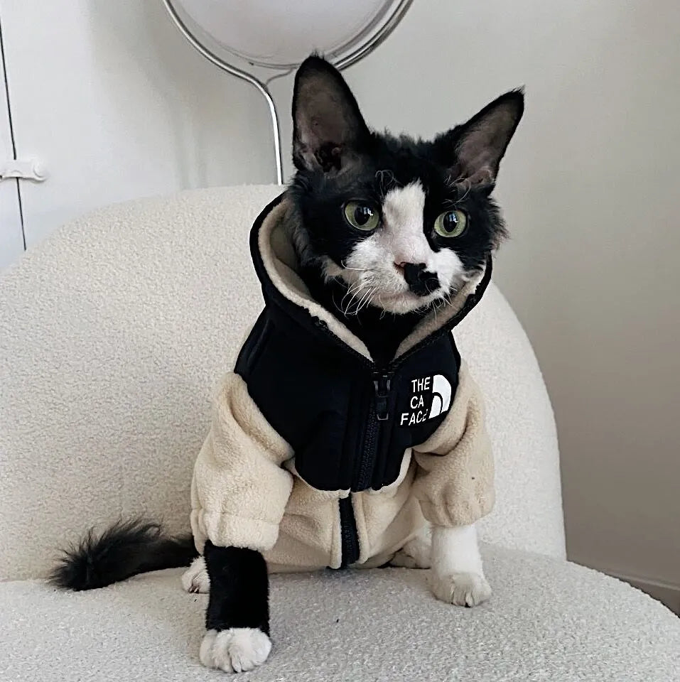 Pet Zen - Hairless Cat Clothes Warm Pet Cat Clothes - 0